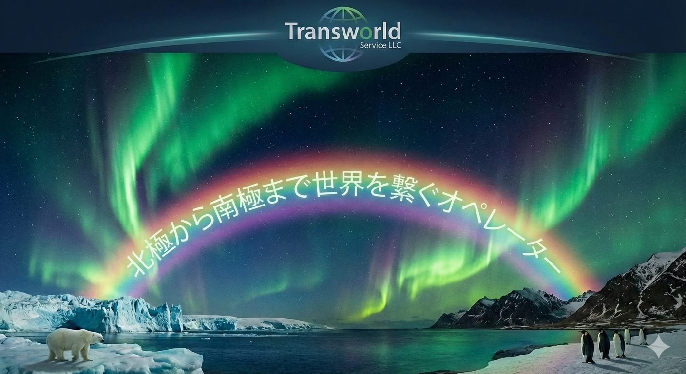 北極から南極まで世界を繋ぐオペレーター